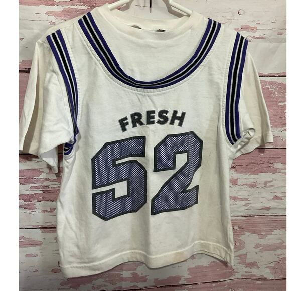 90’s Body Ragz Size Large Youth 14 “Fresh 52” Jersey Tee - Picture 7 of 10